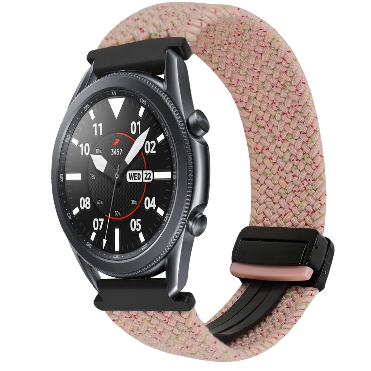 22mm Magnetic Buckle Braided Watch Band, For Samsung Galaxy Watch 3 45mm