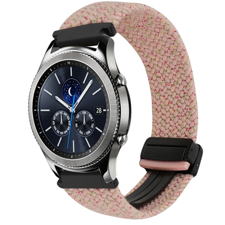 22mm Magnetic Buckle Braided Watch Band, For Samsung Galaxy Gear S3 Classic