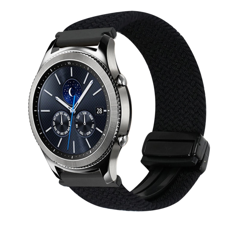 22mm Magnetic Buckle Braided Watch Band, For Samsung Galaxy Gear S3 Classic