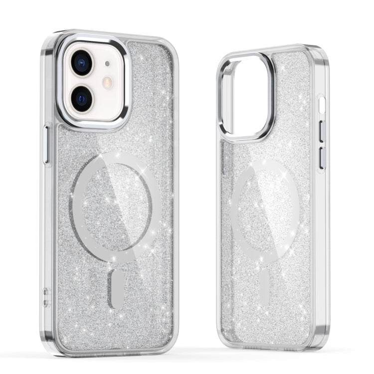 Glitter MagSafe Shockproof Phone Case, For iPhone 12, For iPhone 12 Pro Max, For iPhone 12 Pro, For iPhone 11