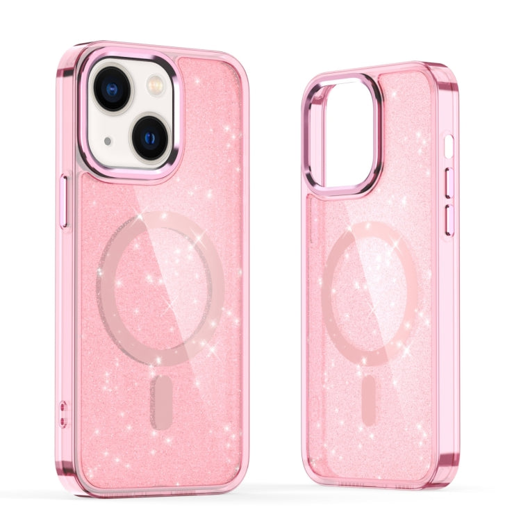 Glitter MagSafe Shockproof Phone Case, For iPhone 15, For iPhone 14 Plus, For iPhone 14, For iPhone 14 Pro
