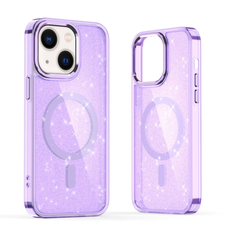 Glitter MagSafe Shockproof Phone Case, For iPhone 15, For iPhone 14 Plus, For iPhone 14, For iPhone 14 Pro