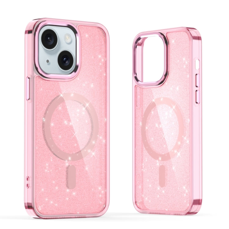 Glitter MagSafe Shockproof Phone Case, For iPhone 15, For iPhone 14 Plus, For iPhone 14, For iPhone 14 Pro