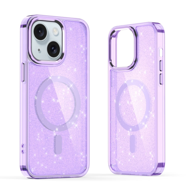 Glitter MagSafe Shockproof Phone Case, For iPhone 15, For iPhone 14 Plus, For iPhone 14, For iPhone 14 Pro