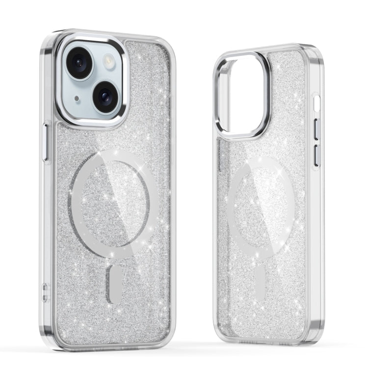 Glitter MagSafe Shockproof Phone Case, For iPhone 15, For iPhone 14 Plus, For iPhone 14, For iPhone 14 Pro
