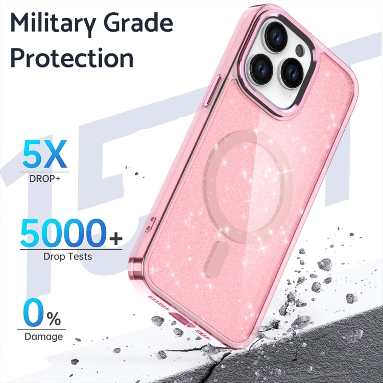 Glitter MagSafe Shockproof Phone Case, For iPhone 14 Pro Max, For iPhone 13 Pro Max, For iPhone 13 Pro, For iPhone 13