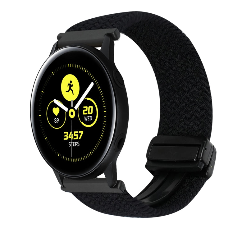 20mm Magnetic Buckle Braided Watch Strap, For Samsung Galaxy Watch Active