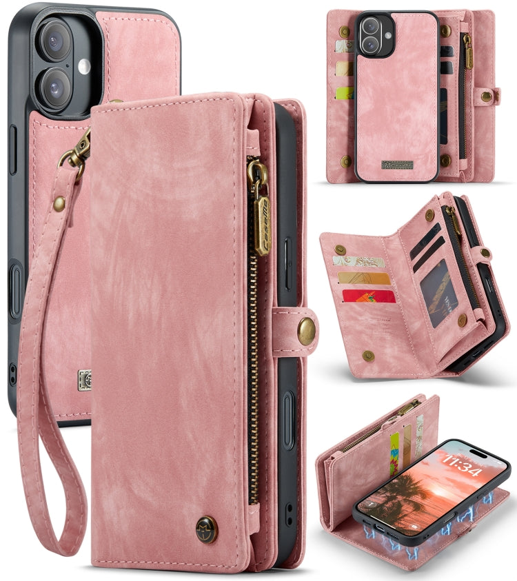 CaseMe 008 Detachable Multifunctional Leather Phone Case, For iPhone 16