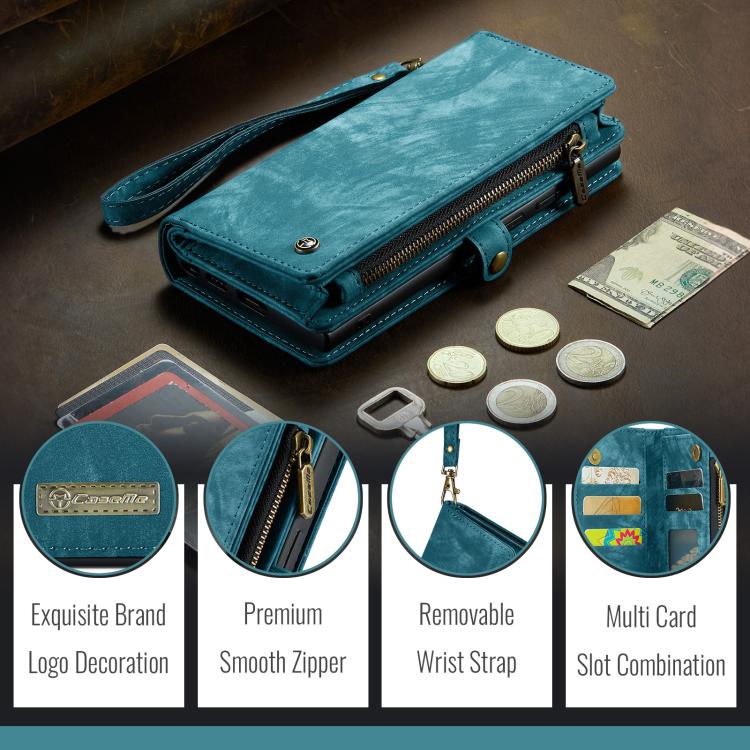 CaseMe 008 Detachable Multifunctional Leather Phone Case, For iPhone 16e, For iPhone 16 Pro Max, For iPhone 16 Pro, For iPhone 16 Plus