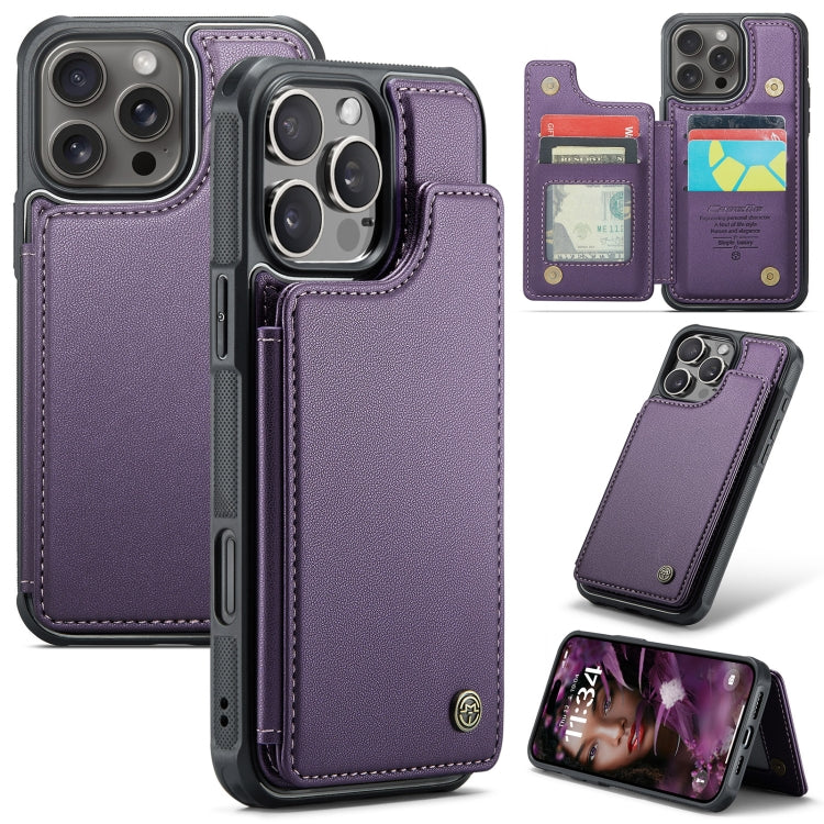 CaseMe C22 Card Slots Holder RFID Anti-theft Phone Case, For iPhone 16e, For iPhone 16 Pro Max, For iPhone 16 Pro, For iPhone 16 Plus
