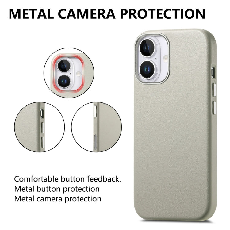 Electroplated Metal Button MagSafe Phone Case, For iPhone 16 Pro Max, For iPhone 16 Pro, For iPhone 16 Plus