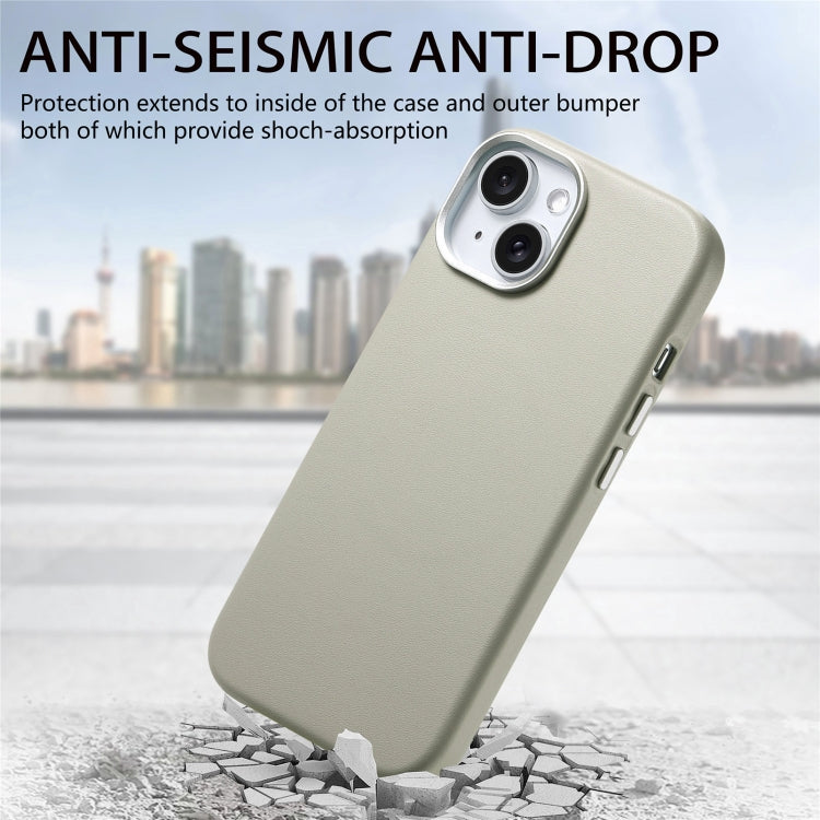 Electroplated Metal Button MagSafe Phone Case, For iPhone 15 Plus, For iPhone 15, For iPhone 14 Plus