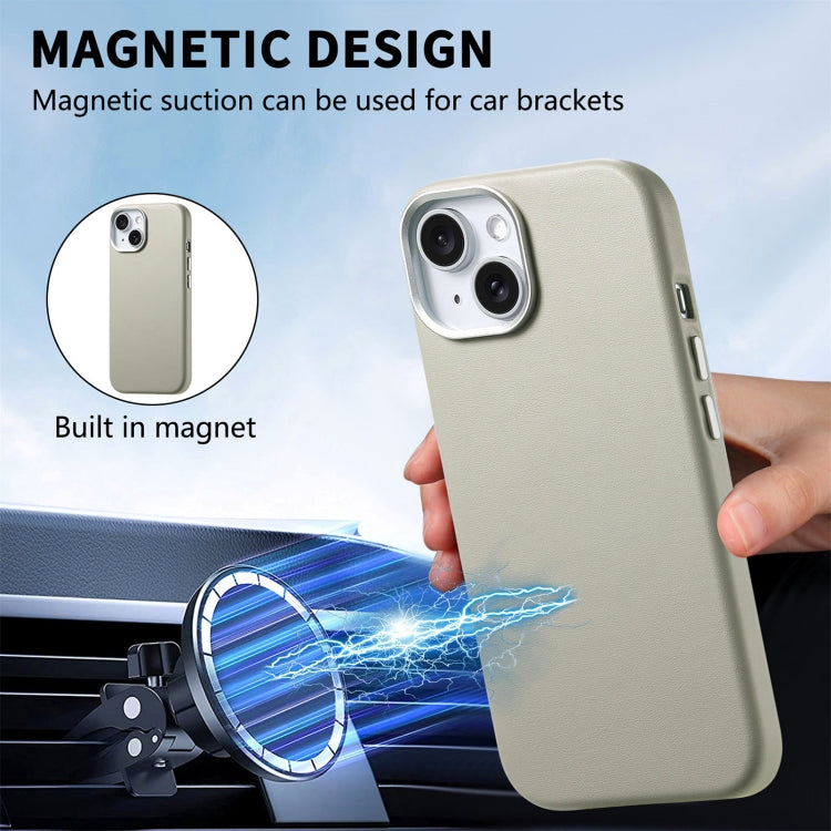 Electroplated Metal Button MagSafe Phone Case, For iPhone 15 Plus, For iPhone 15, For iPhone 14 Plus