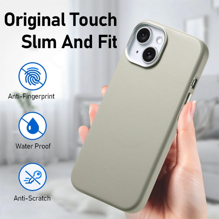 Electroplated Metal Button MagSafe Phone Case, For iPhone 15 Plus, For iPhone 15, For iPhone 14 Plus