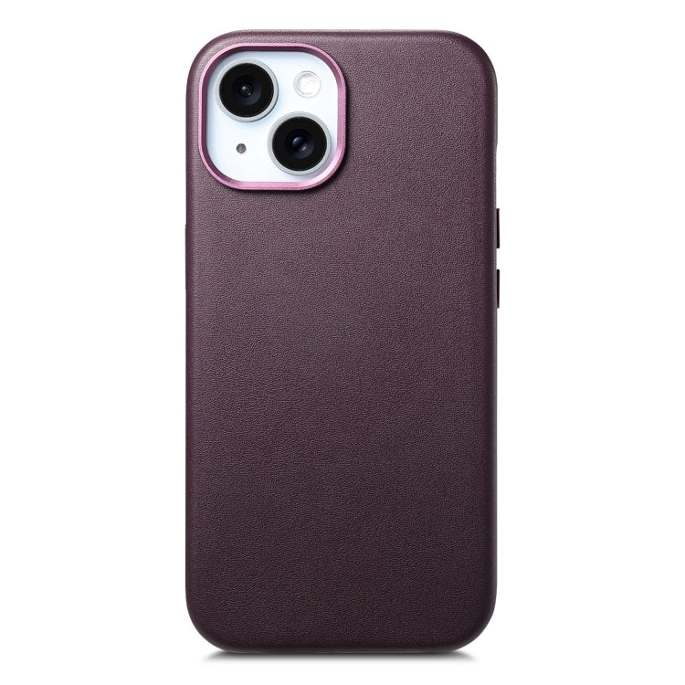Electroplated Metal Button MagSafe Phone Case, For iPhone 15 Plus, For iPhone 15, For iPhone 14 Plus