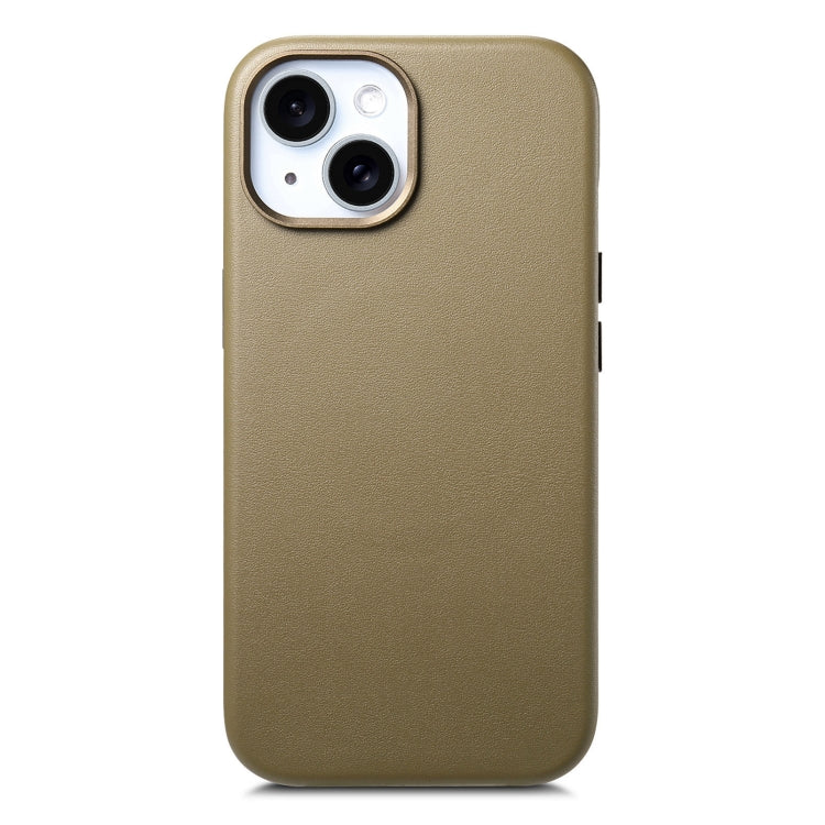 Electroplated Metal Button MagSafe Phone Case, For iPhone 15 Plus, For iPhone 15, For iPhone 14 Plus