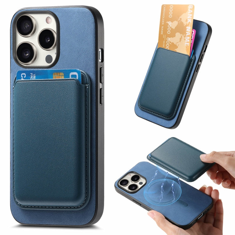 Retro Magsafe Card Bag PU Back Cover Phone Case