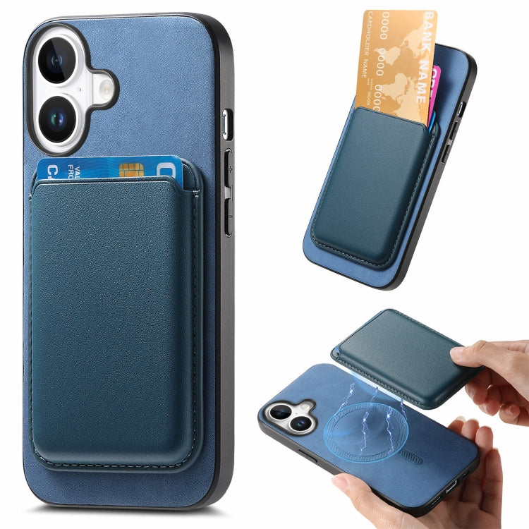 Retro Magsafe Card Bag PU Back Cover Phone Case