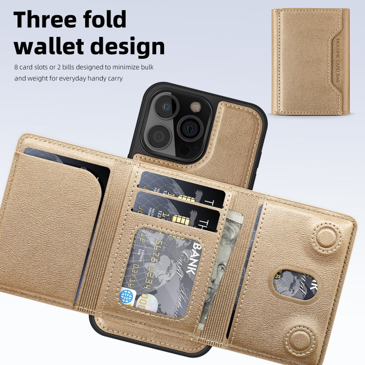 Shield Multi-functional MagSafe Card Bag Phone Case, For iPhone 15 Plus, For iPhone 15, For iPhone 14 Plus
