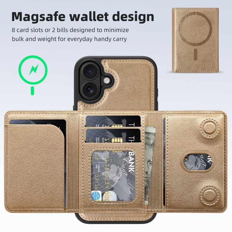 Shield Multi-functional MagSafe Card Bag Phone Case, For iPhone 16, For iPhone 15 Pro Max, For iPhone 15 Pro