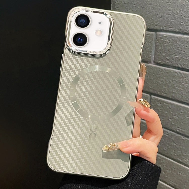 AG Carbon Fiber Frameless MagSafe Phone Case, For iPhone 12 Pro, For iPhone 11