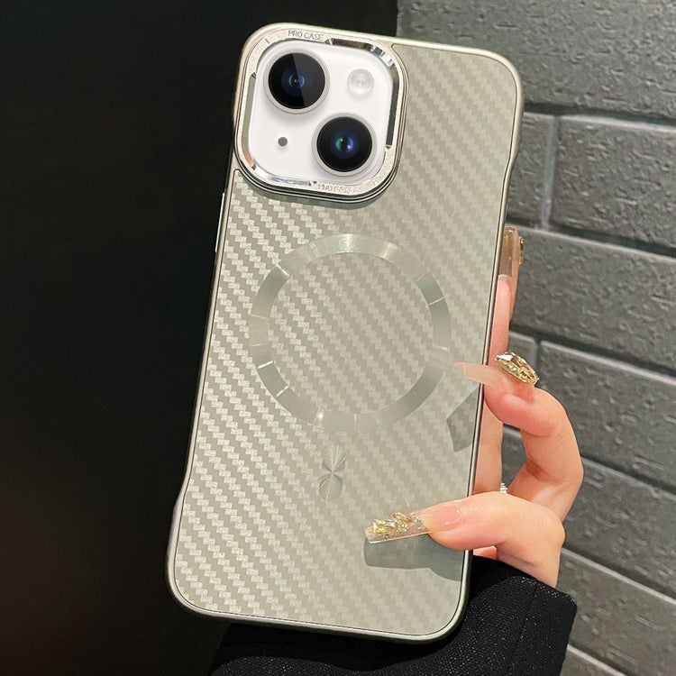 AG Carbon Fiber Frameless MagSafe Phone Case, For iPhone 14, For iPhone 14 Pro, For iPhone 14 Pro Max, For iPhone 13 Pro Max