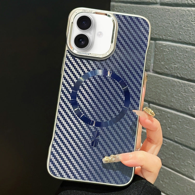 AG Carbon Fiber Frameless MagSafe Phone Case, For iPhone 16 Pro Max, For iPhone 16 Pro, For iPhone 16 Plus, For iPhone 16