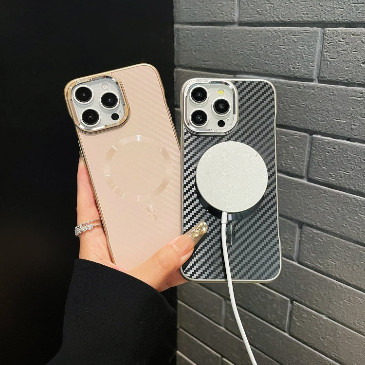 AG Carbon Fiber Frameless MagSafe Phone Case, For iPhone 14, For iPhone 14 Pro, For iPhone 14 Pro Max, For iPhone 13 Pro Max