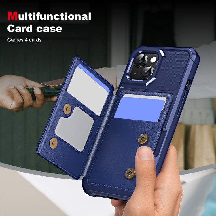 ENKAY Hat-Prince Card Slot Wallet TPU Back Leather Phone Case with Lens Film, For iPhone 14 Plus, For iPhone 14, For iPhone 14 Pro, For iPhone 14 Pro Max