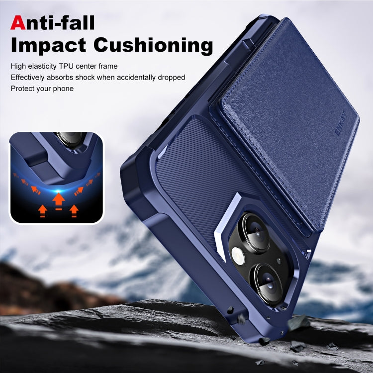 ENKAY Hat-Prince Card Slot Wallet TPU Back Leather Phone Case with Lens Film, For iPhone 14 Plus, For iPhone 14, For iPhone 14 Pro, For iPhone 14 Pro Max