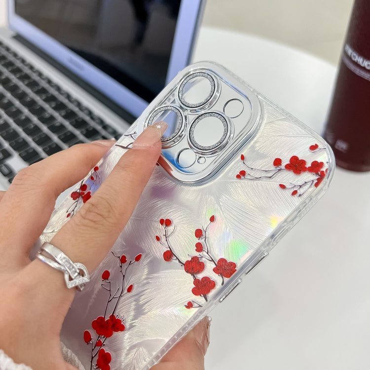 Electroplating Flower Texture Wristband TPU Phone Case, For iPhone 16e, For iPhone 16 Pro Max, For iPhone 16 Pro, For iPhone 16 Plus
