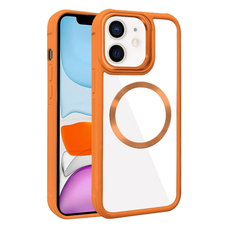 Plated CD Texture MagSafe Acrylic Hybrid TPU Phone Case, For iPhone 12 Pro Max, For iPhone 12 Pro, For iPhone 11 Pro Max, For iPhone 11
