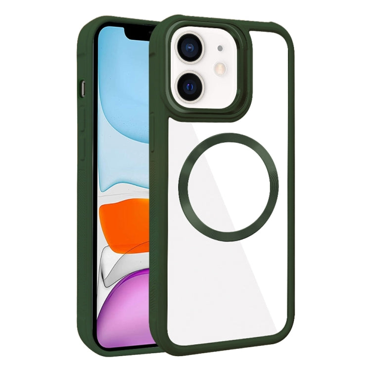 Plated CD Texture MagSafe Acrylic Hybrid TPU Phone Case, For iPhone 12 Pro Max, For iPhone 12 Pro, For iPhone 11 Pro Max, For iPhone 11