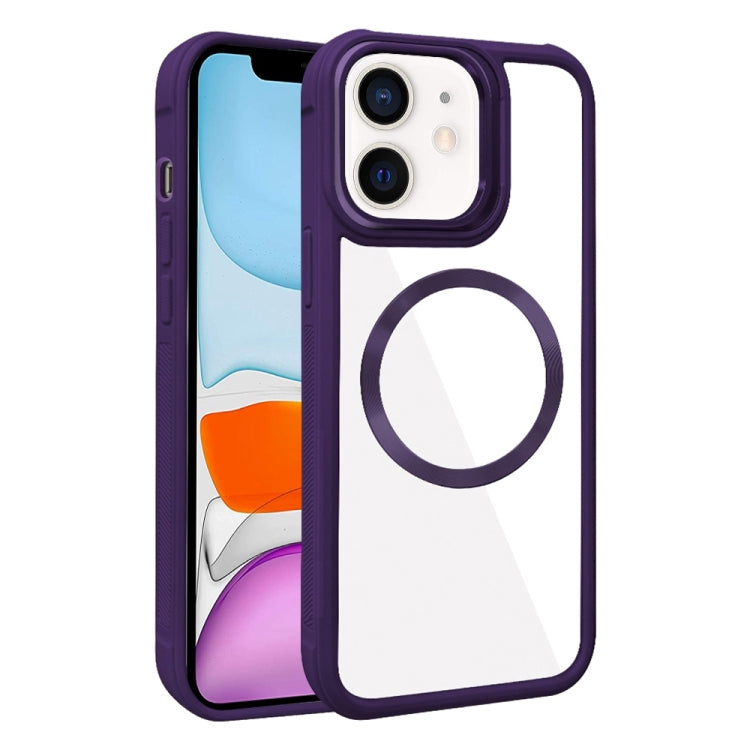 Plated CD Texture MagSafe Acrylic Hybrid TPU Phone Case, For iPhone 12 Pro Max, For iPhone 12 Pro, For iPhone 11 Pro Max, For iPhone 11