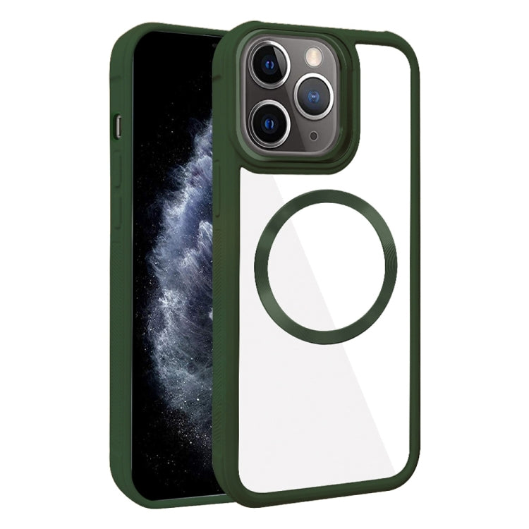 Plated CD Texture MagSafe Acrylic Hybrid TPU Phone Case, For iPhone 12 Pro Max, For iPhone 12 Pro, For iPhone 11 Pro Max, For iPhone 11