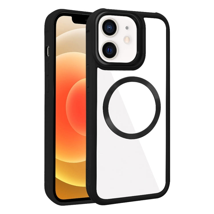 Plated CD Texture MagSafe Acrylic Hybrid TPU Phone Case, For iPhone 13 Pro Max, For iPhone 13 Pro, For iPhone 13, For iPhone 12