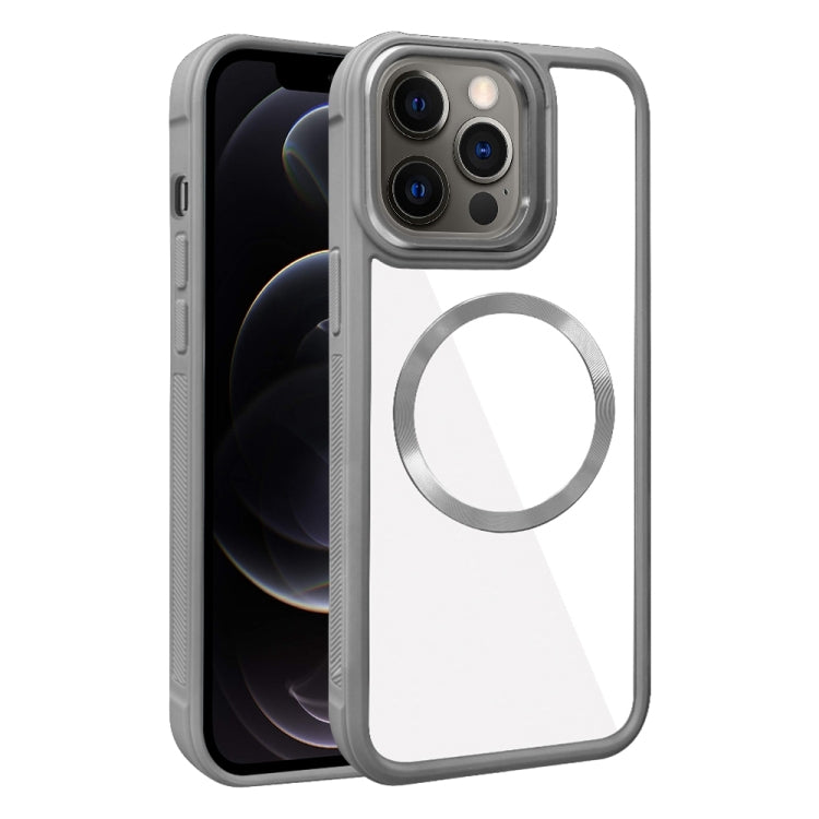 Plated CD Texture MagSafe Acrylic Hybrid TPU Phone Case, For iPhone 12 Pro Max, For iPhone 12 Pro, For iPhone 11 Pro Max, For iPhone 11