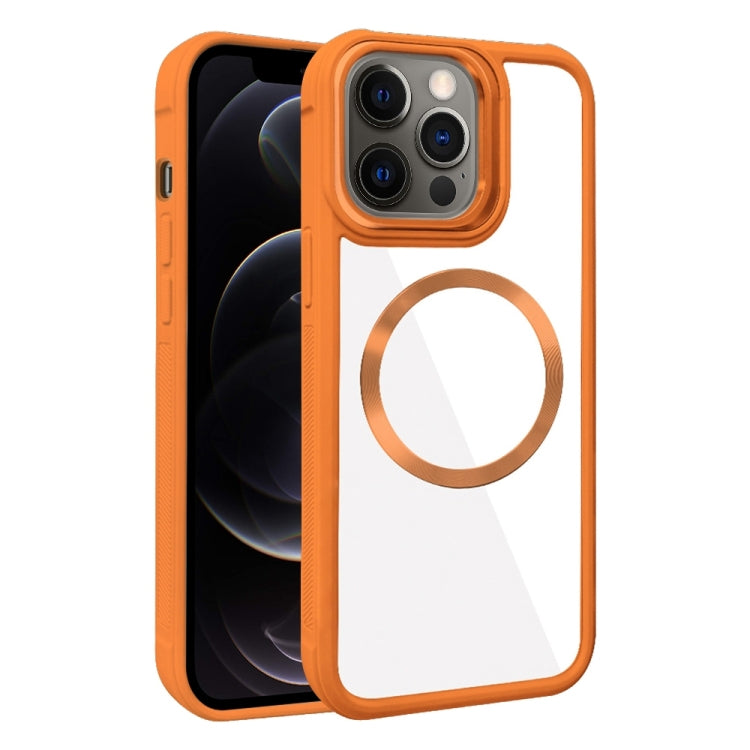 Plated CD Texture MagSafe Acrylic Hybrid TPU Phone Case, For iPhone 12 Pro Max, For iPhone 12 Pro, For iPhone 11 Pro Max, For iPhone 11