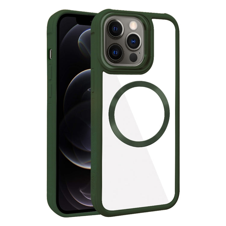 Plated CD Texture MagSafe Acrylic Hybrid TPU Phone Case, For iPhone 12 Pro Max, For iPhone 12 Pro, For iPhone 11 Pro Max, For iPhone 11