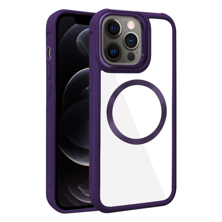 Plated CD Texture MagSafe Acrylic Hybrid TPU Phone Case, For iPhone 12 Pro Max, For iPhone 12 Pro, For iPhone 11 Pro Max, For iPhone 11