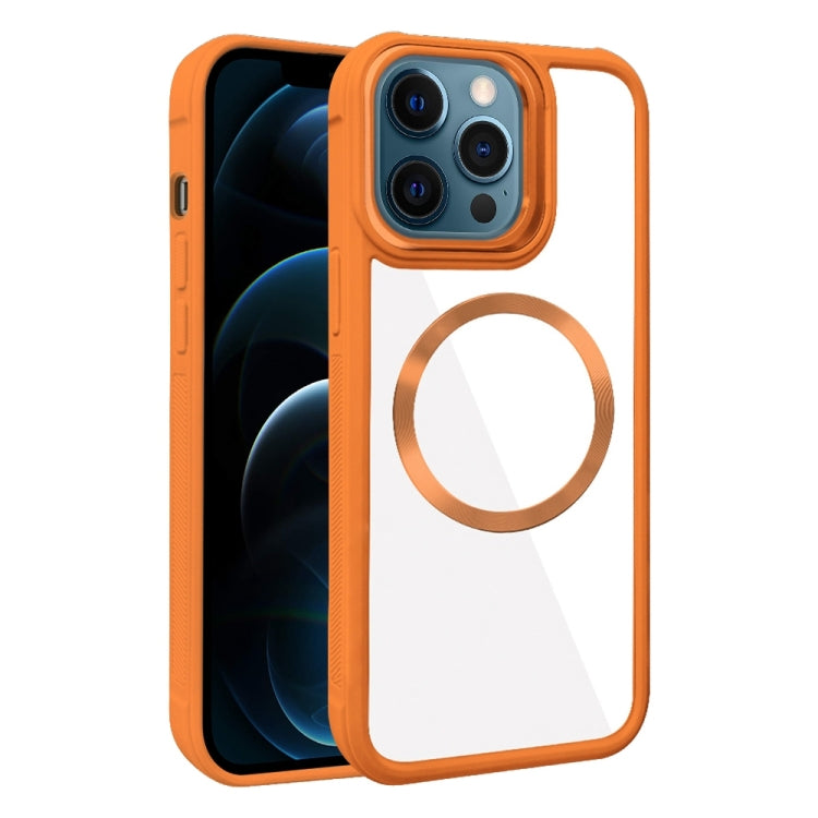 Plated CD Texture MagSafe Acrylic Hybrid TPU Phone Case, For iPhone 12 Pro Max, For iPhone 12 Pro, For iPhone 11 Pro Max, For iPhone 11