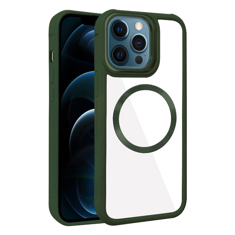 Plated CD Texture MagSafe Acrylic Hybrid TPU Phone Case, For iPhone 12 Pro Max, For iPhone 12 Pro, For iPhone 11 Pro Max, For iPhone 11