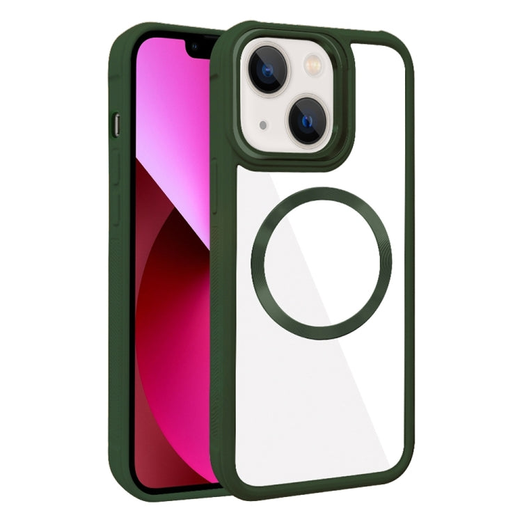 Plated CD Texture MagSafe Acrylic Hybrid TPU Phone Case, For iPhone 13 Pro Max, For iPhone 13 Pro, For iPhone 13, For iPhone 12