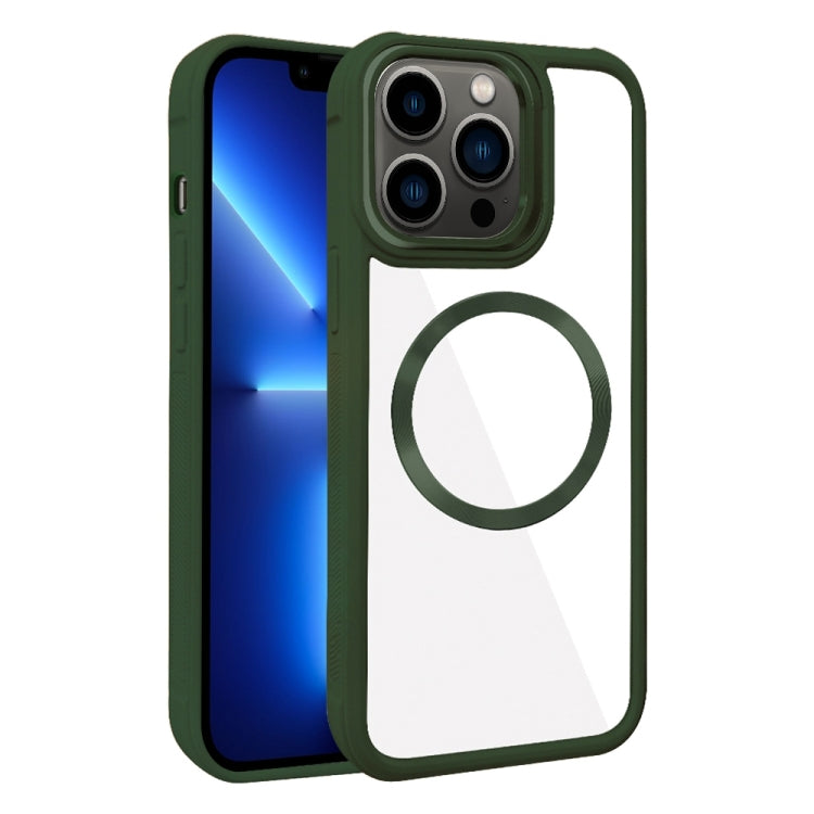 Plated CD Texture MagSafe Acrylic Hybrid TPU Phone Case, For iPhone 13 Pro Max, For iPhone 13 Pro, For iPhone 13, For iPhone 12