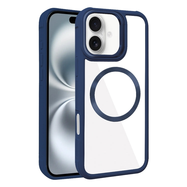 Plated CD Texture MagSafe Acrylic Hybrid TPU Phone Case, For iPhone 16 Pro Max, For iPhone 16 Pro, For iPhone 16 Plus, For iPhone 16