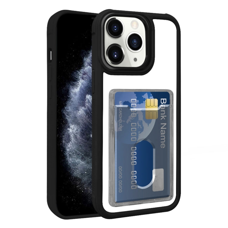 Electroplated Card Bag Acrylic Hybrid TPU Phone Case