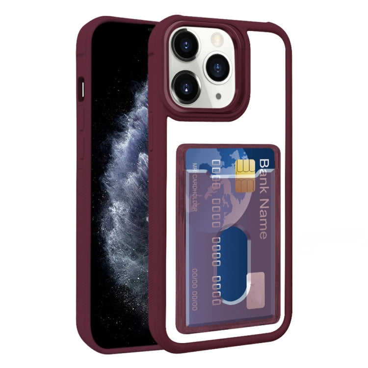 Electroplated Card Bag Acrylic Hybrid TPU Phone Case