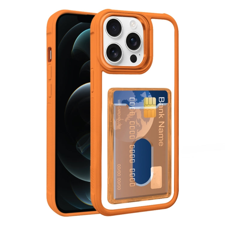 Electroplated Card Bag Acrylic Hybrid TPU Phone Case