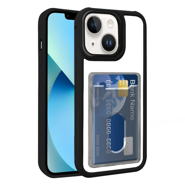 Electroplated Card Bag Acrylic Hybrid TPU Phone Case