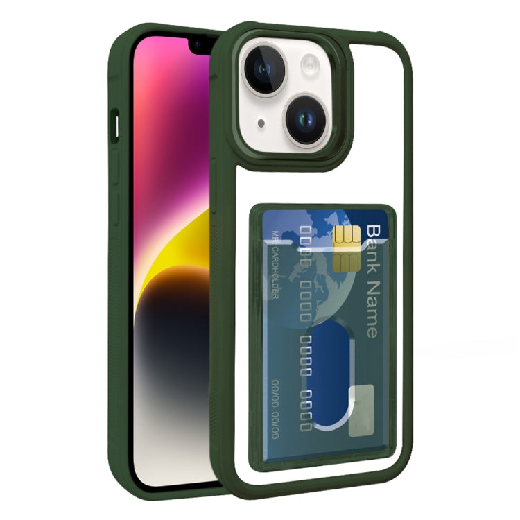 Electroplated Card Bag Acrylic Hybrid TPU Phone Case